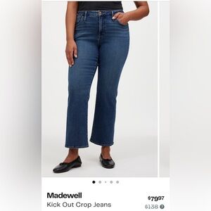 Madewell - Kick Out Crop Jeans